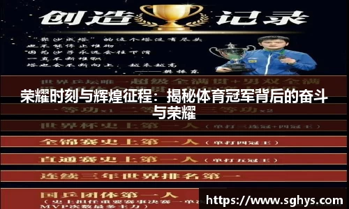 荣耀时刻与辉煌征程：揭秘体育冠军背后的奋斗与荣耀